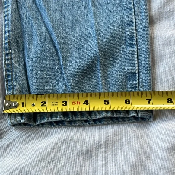 ⭐️ Faded Glory vintage light wash denim jeans high rise women 12